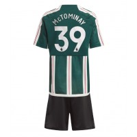 Camisa de time de futebol Manchester United Scott McTominay #39 Replicas 2º Equipamento Infantil 2023-24 Manga Curta (+ Calças curtas)